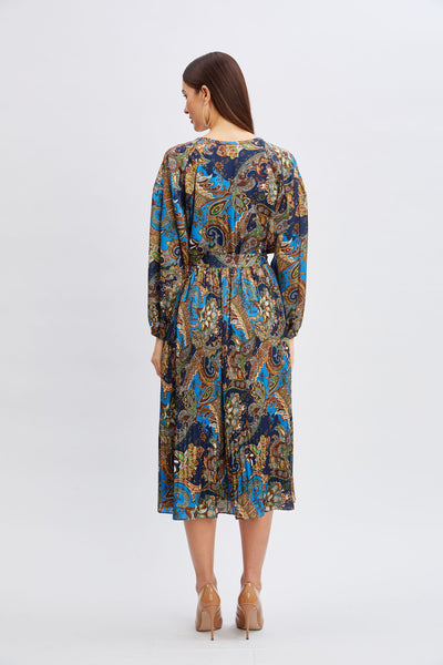 T-Tahari Royal Paisley Dress Image 5