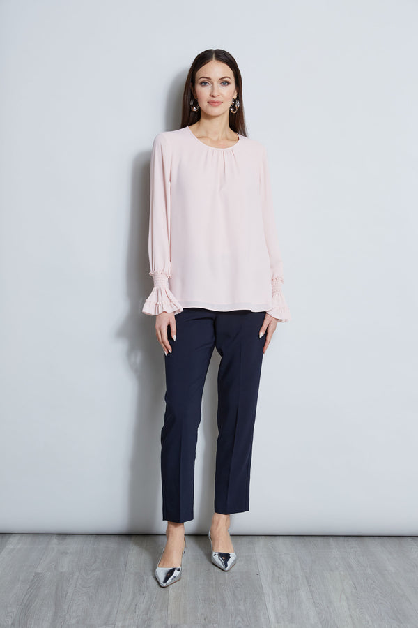 T-Tahari Ruffle Cuff Shirt