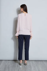 T-Tahari Ruffle Cuff Shirt