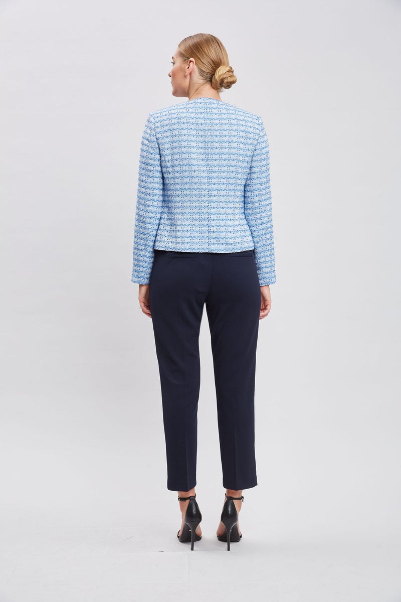 T-Tahari Tweed Button Jacket