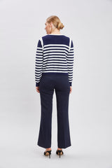 T-Tahari Striped Cardigan Jacket