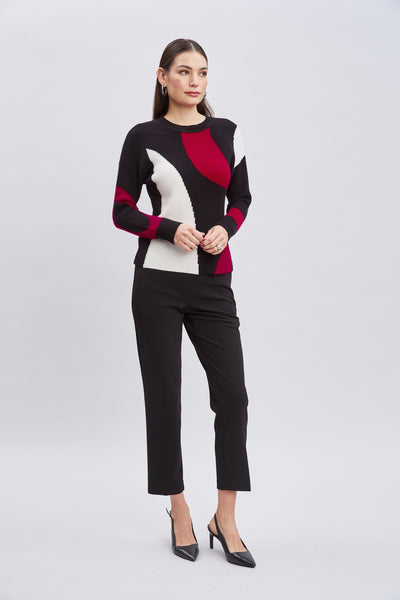 T-Tahari Color Block Sweater Image 2