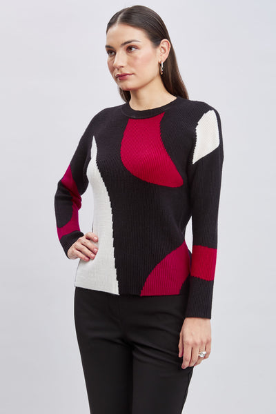 T-Tahari Color Block Sweater Image 5