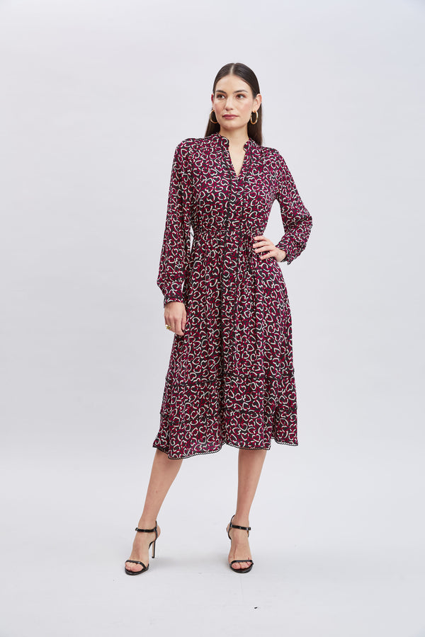T-Tahari Heart Link Dress