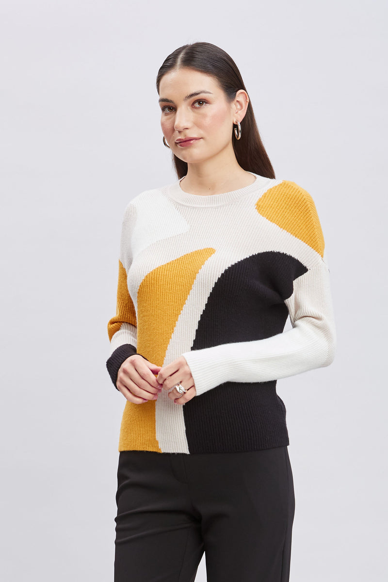 T-Tahari Color Block Sweater