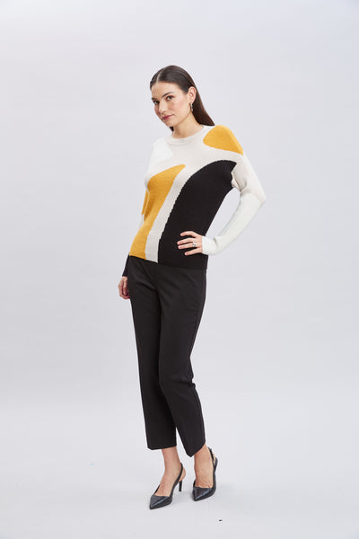 T-Tahari Color Block Sweater Image 4