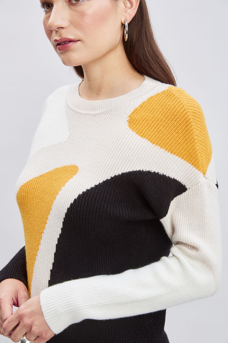 T-Tahari Color Block Sweater
