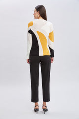 T-Tahari Color Block Sweater