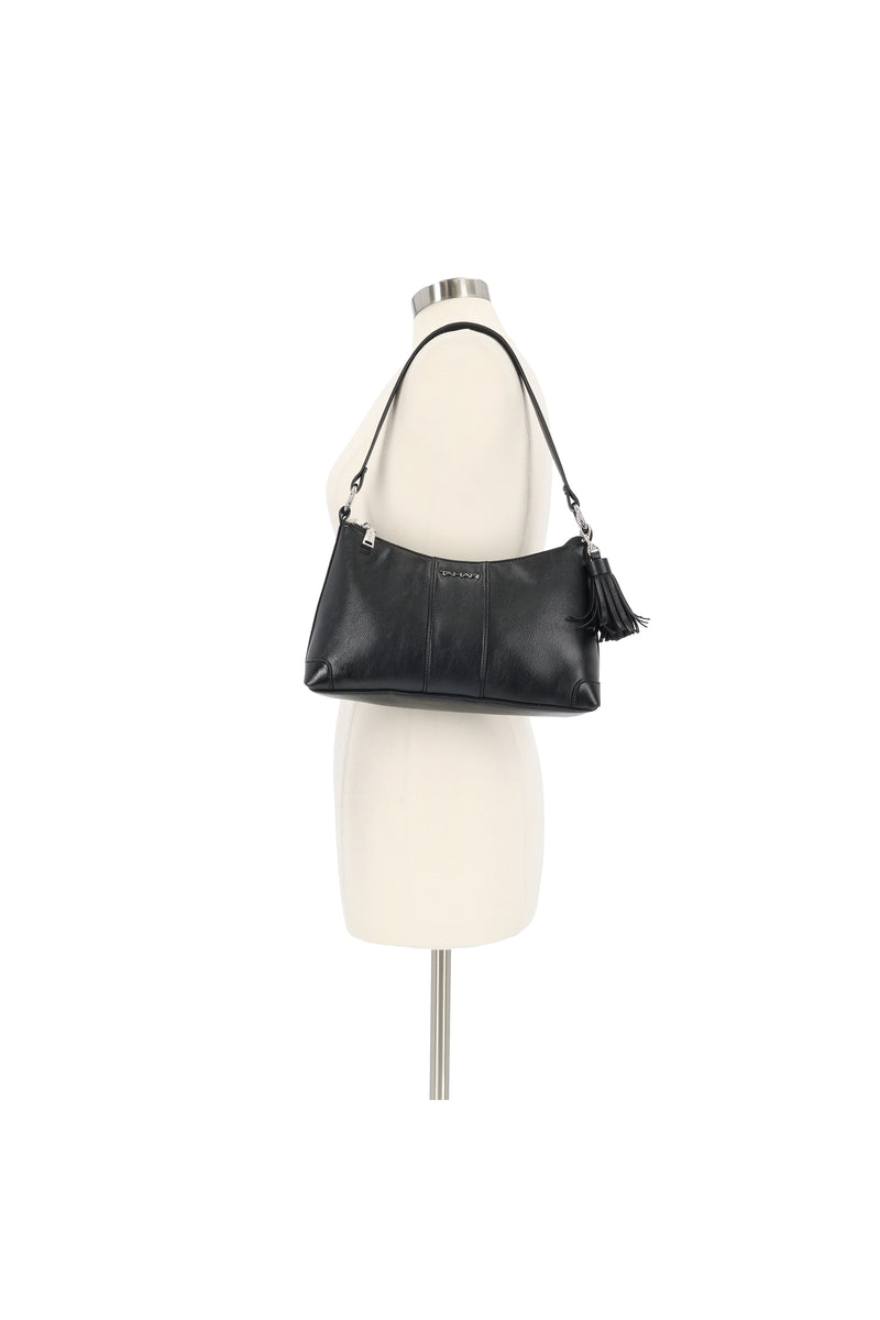 Cannes Mini Baguette Bag in Black | Showpo USA