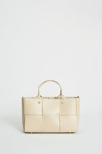 Leather Weave Handbag