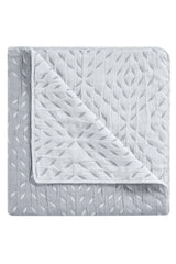 Tahari Stitched Reversible Coverlet Blanket, Queen