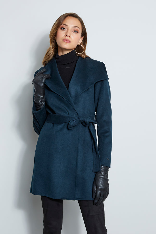 Anna crop sales wrap coat