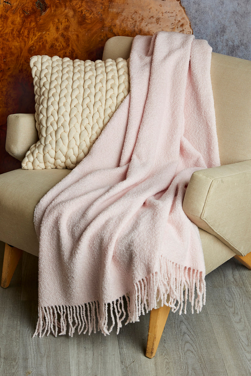 Alpaca Boucle Throw