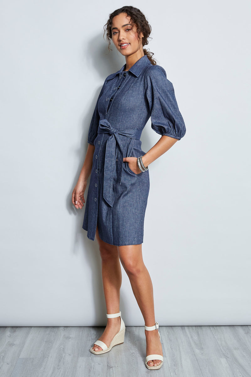 Stretch Denim Dress