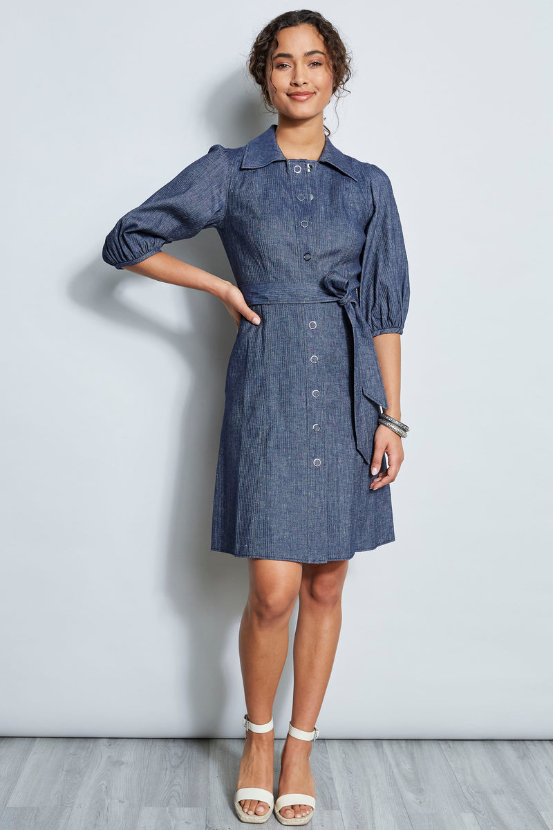 Stretch Denim Dress