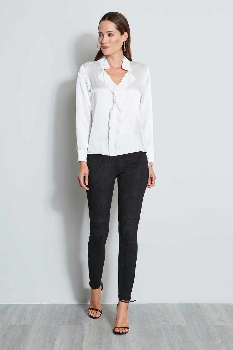 Silk Satin Cascade Shirt