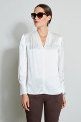 Contour Silk Satin Shirt