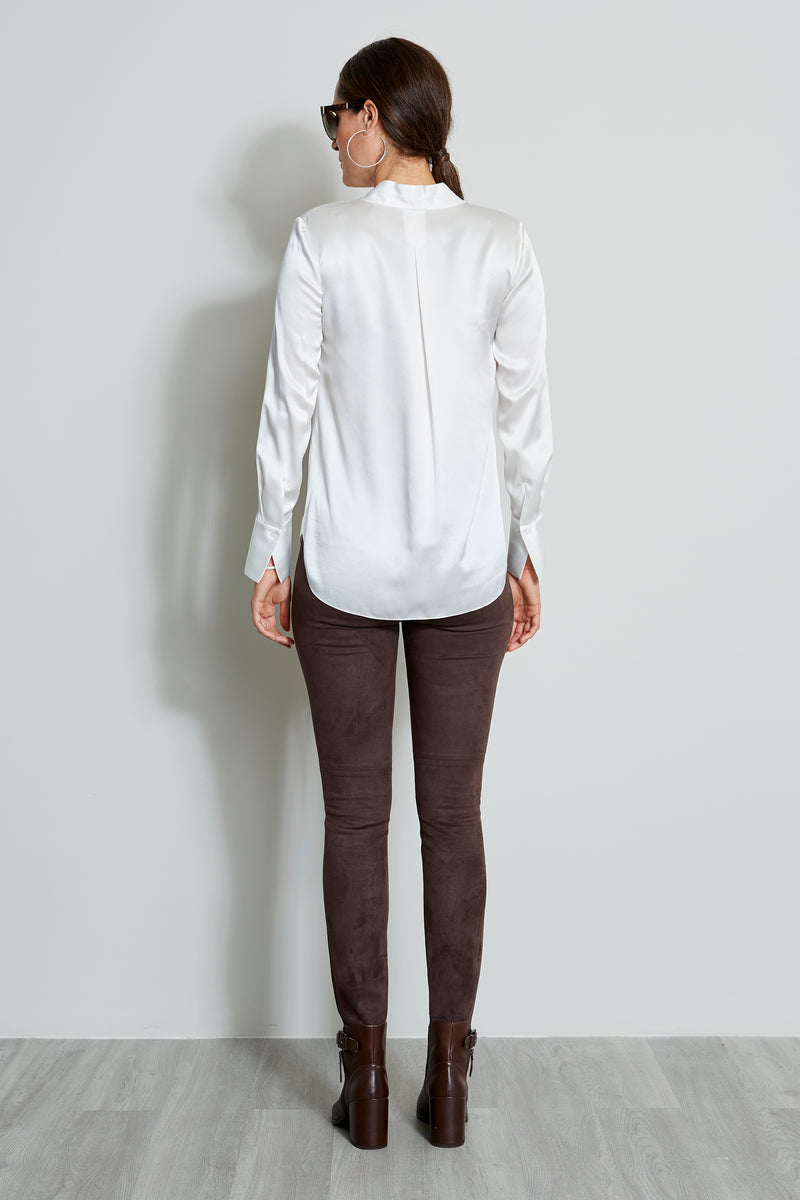 Contour Silk Satin Shirt