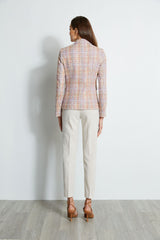 Tweed 3 Button Blazer