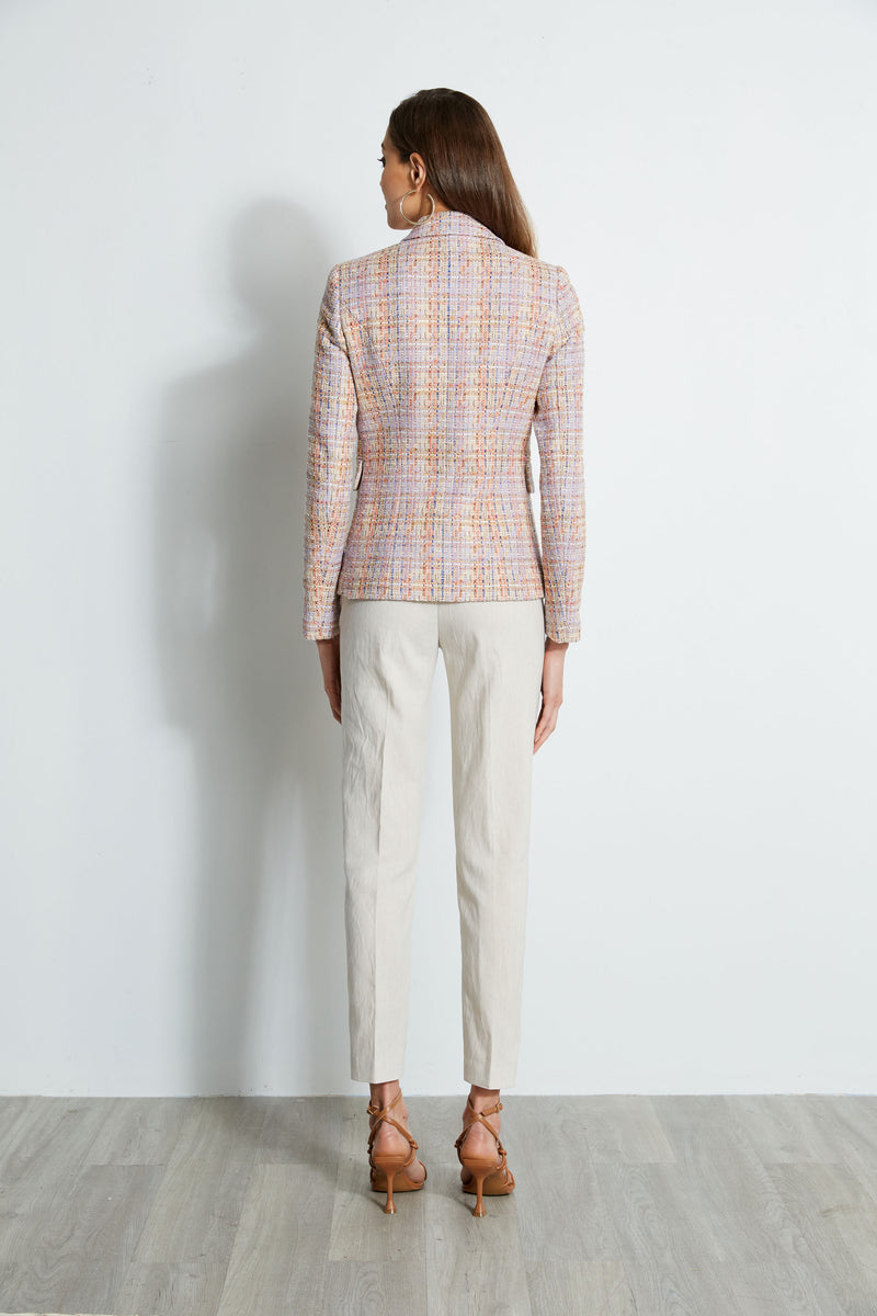 Tweed 3 Button Blazer