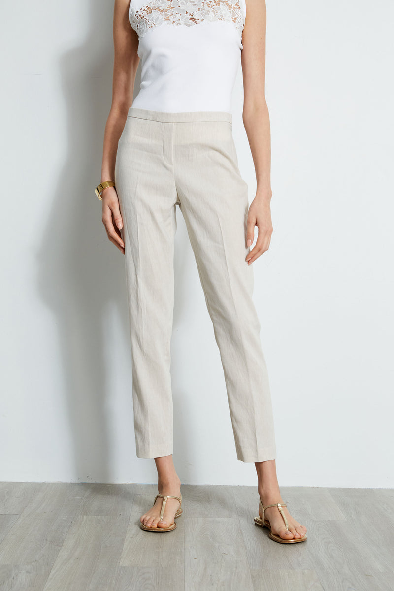 Slim Fit Linen Pant
