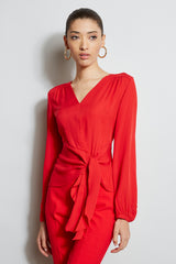 Silk Side Tie Shirt