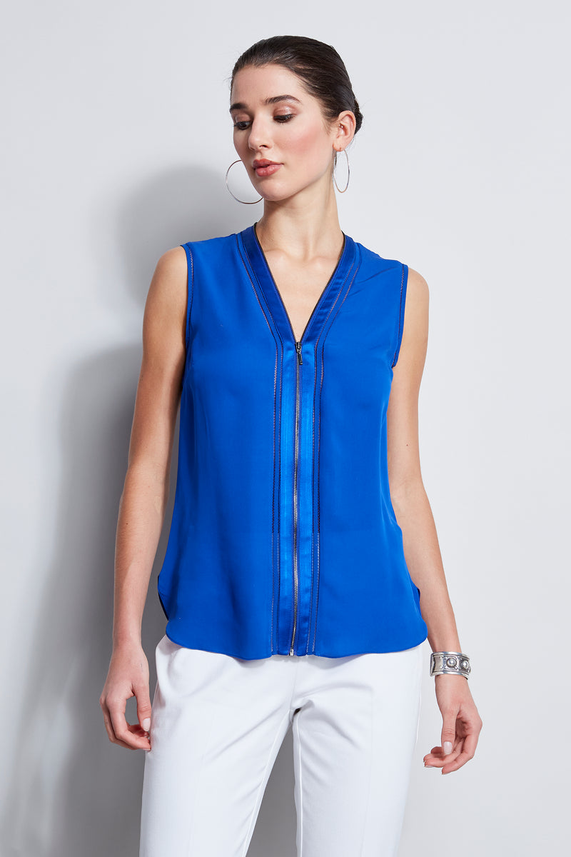 Silk Zip Shirt