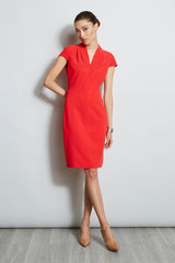 Contour Crepe Dress