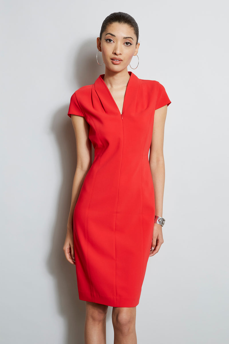 Contour Crepe Dress