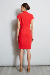 Contour Crepe Dress