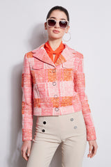 Cropped Plaid Jacket