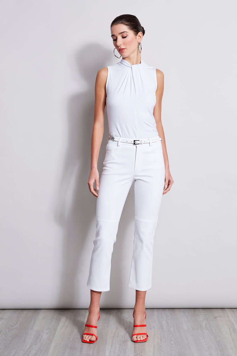 Sleeveless Mock Twist Knit
