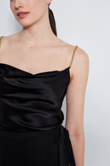 Silk Satin Chain Cami