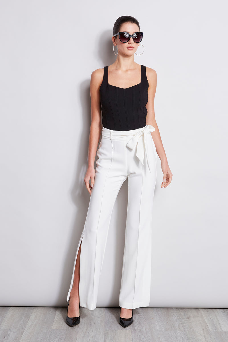 Side Slit Sash Pant