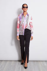 Silk Provence Paisley Shirt