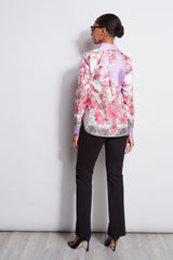 Silk Provence Paisley Shirt
