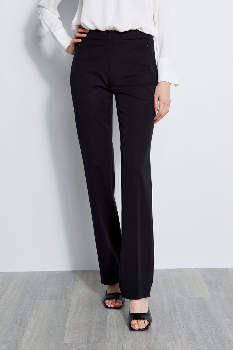 Straight Leg Stretch Cotton Pant