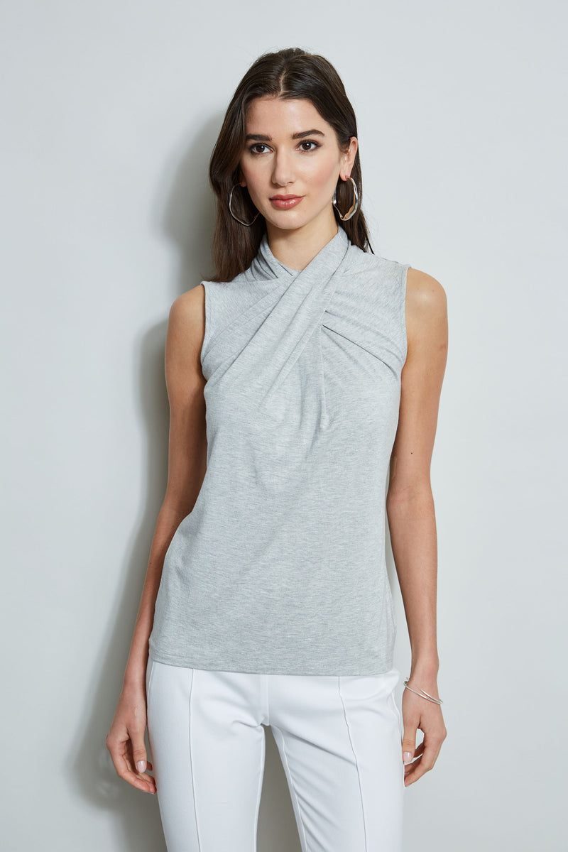 Sleeveless Twist Knit