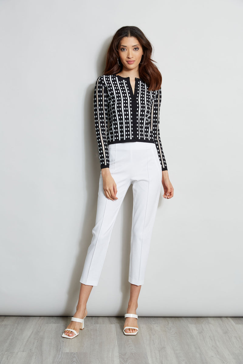 Dot Stripe Cardigan