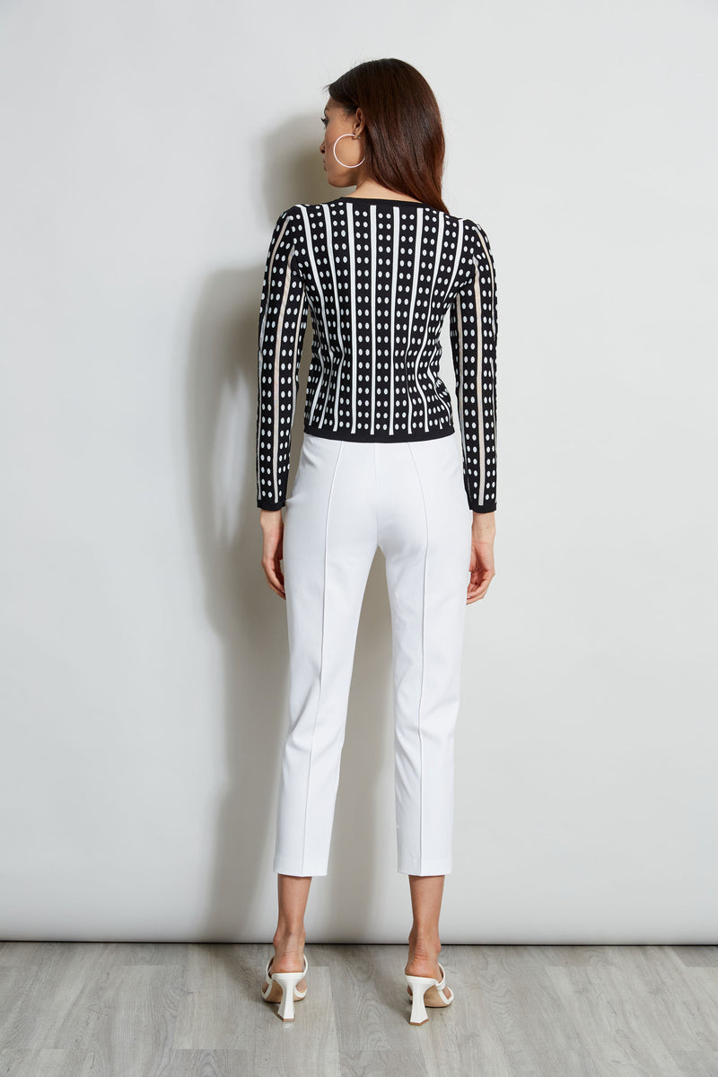 Dot Stripe Cardigan
