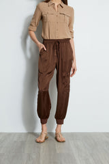 Satin Cargo Pant