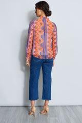 Silk Crinkle Chiffon Bali Shirt