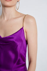 Silk Satin Chain Cami