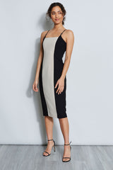 Two Tone Slim Dress