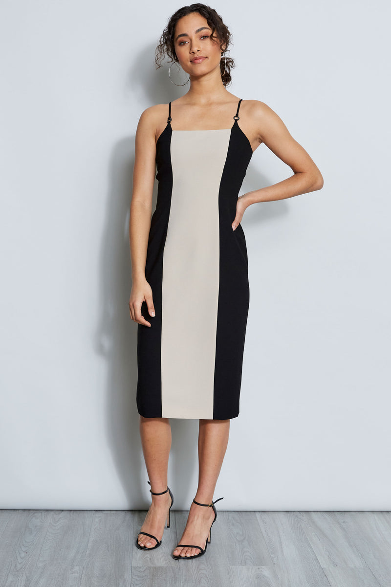 Two Tone Slim Dress