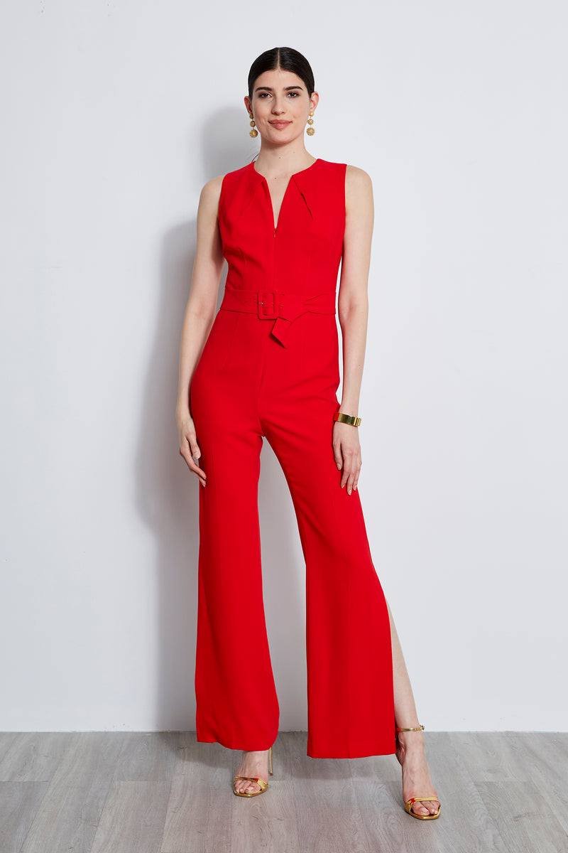Belted Slit Jumpsuit – Elie Tahari