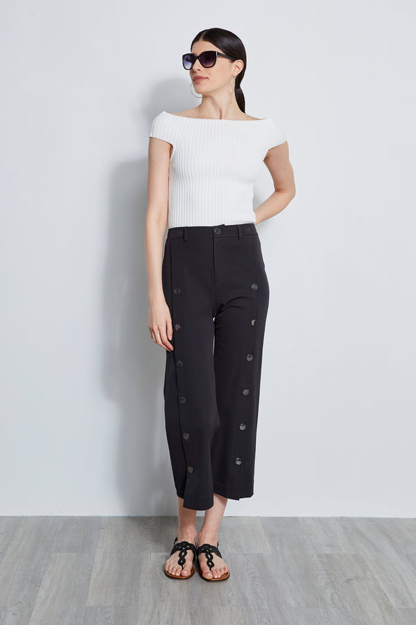 Stretch Twill Snap Pant
