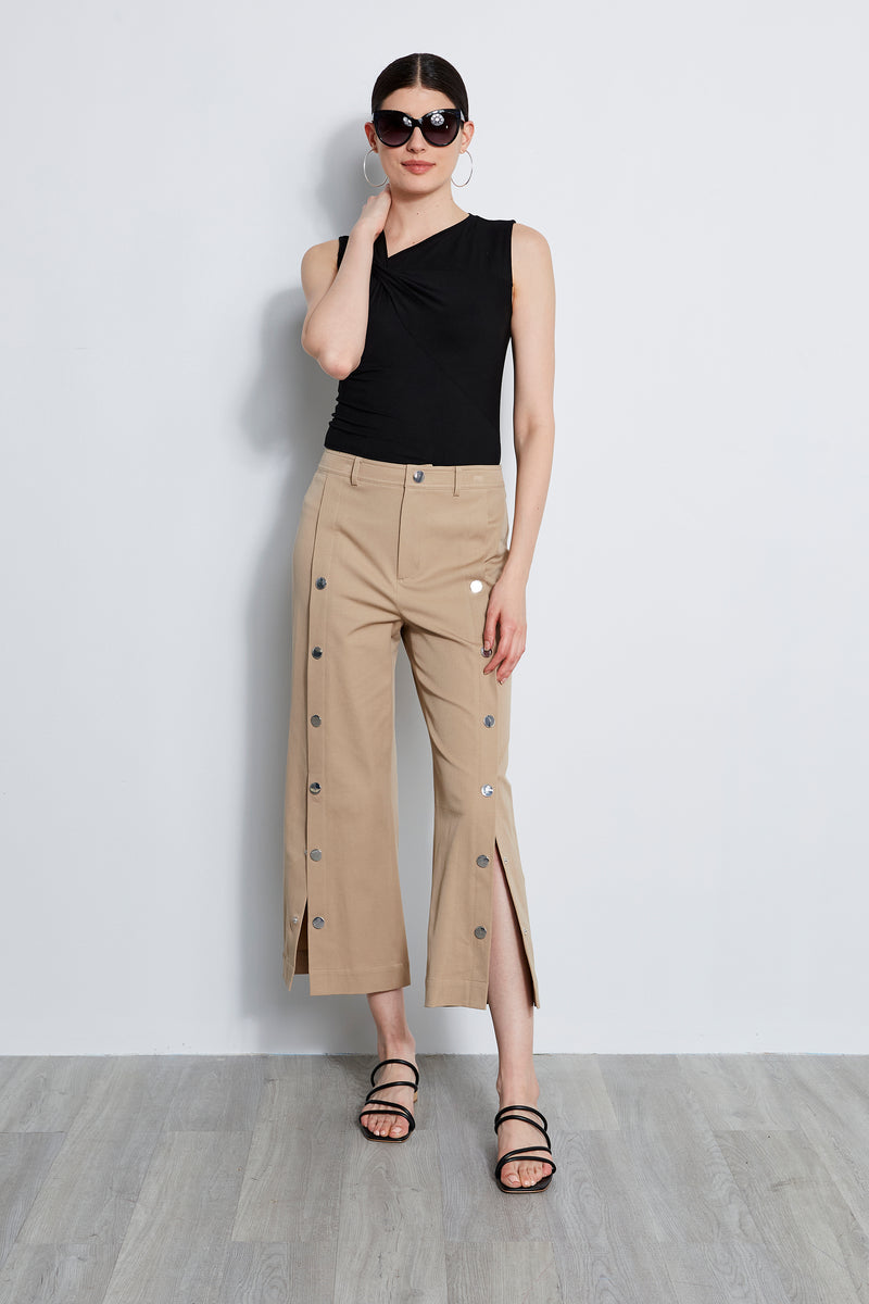 Stretch Twill Snap Pant
