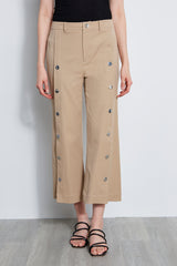 Stretch Twill Snap Pant