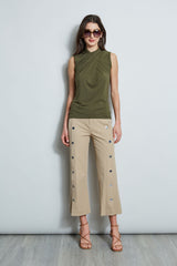 Sleeveless Twist Knit